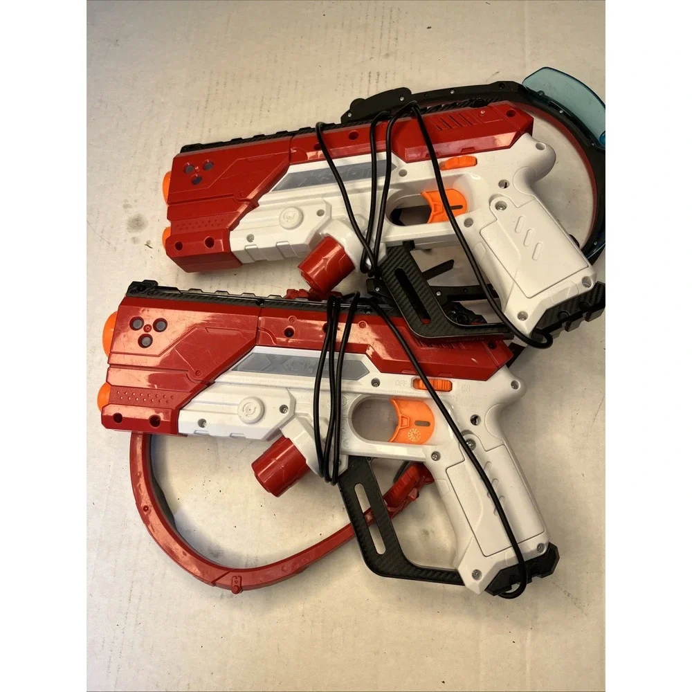 Laser360 Xshot with Sensor Headsets Age 8+ Ultimate Laser Tag Game TESTED WORKS